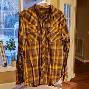 Prana pearl snap shirt